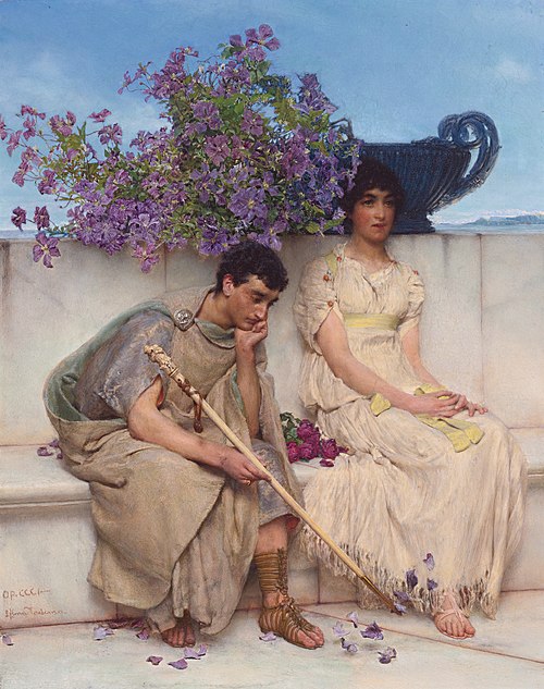 The Melodious Silence by Lawrence Alma-Tadema, 1894, Oil on panel