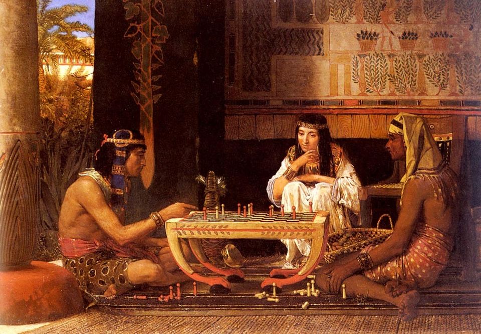 The Egyptian Widow by Lawrence Alma-Tadema, 1872, Oil on panel