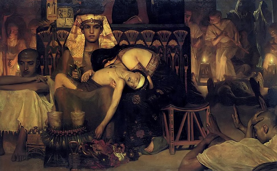 The Death of the Pharaoh's Firstborn Son by Lawrence Alma-Tadema, 1872, Oil on canvas