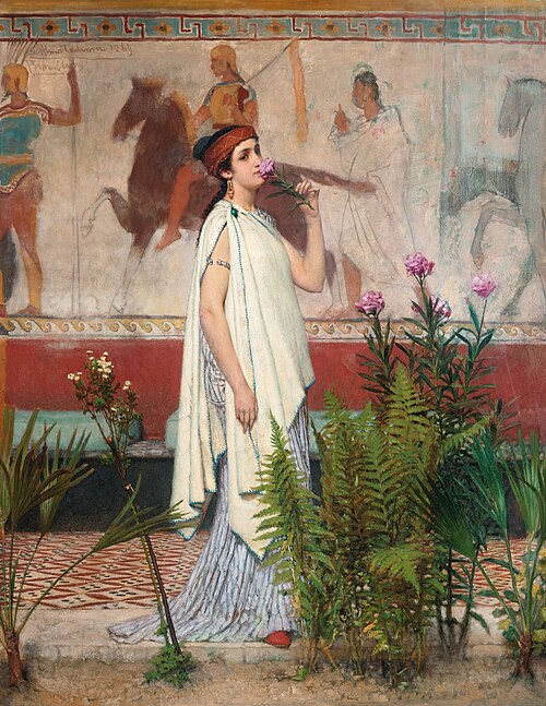 A Greek Woman by Lawrence Alma-Tadema, 1869, Oil on canvas