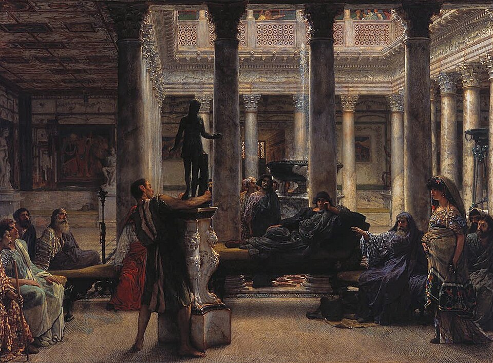 A Roman Art Lover by Lawrence Alma-Tadema, 1868, Oil on panel