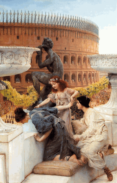 The Colosseum by Lawrence Alma-Tadema, 1896, Oil on canvas