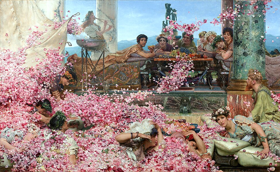 The Roses of Heliogabalus by Lawrence Alma-Tadema, 1888, Oil on canvas