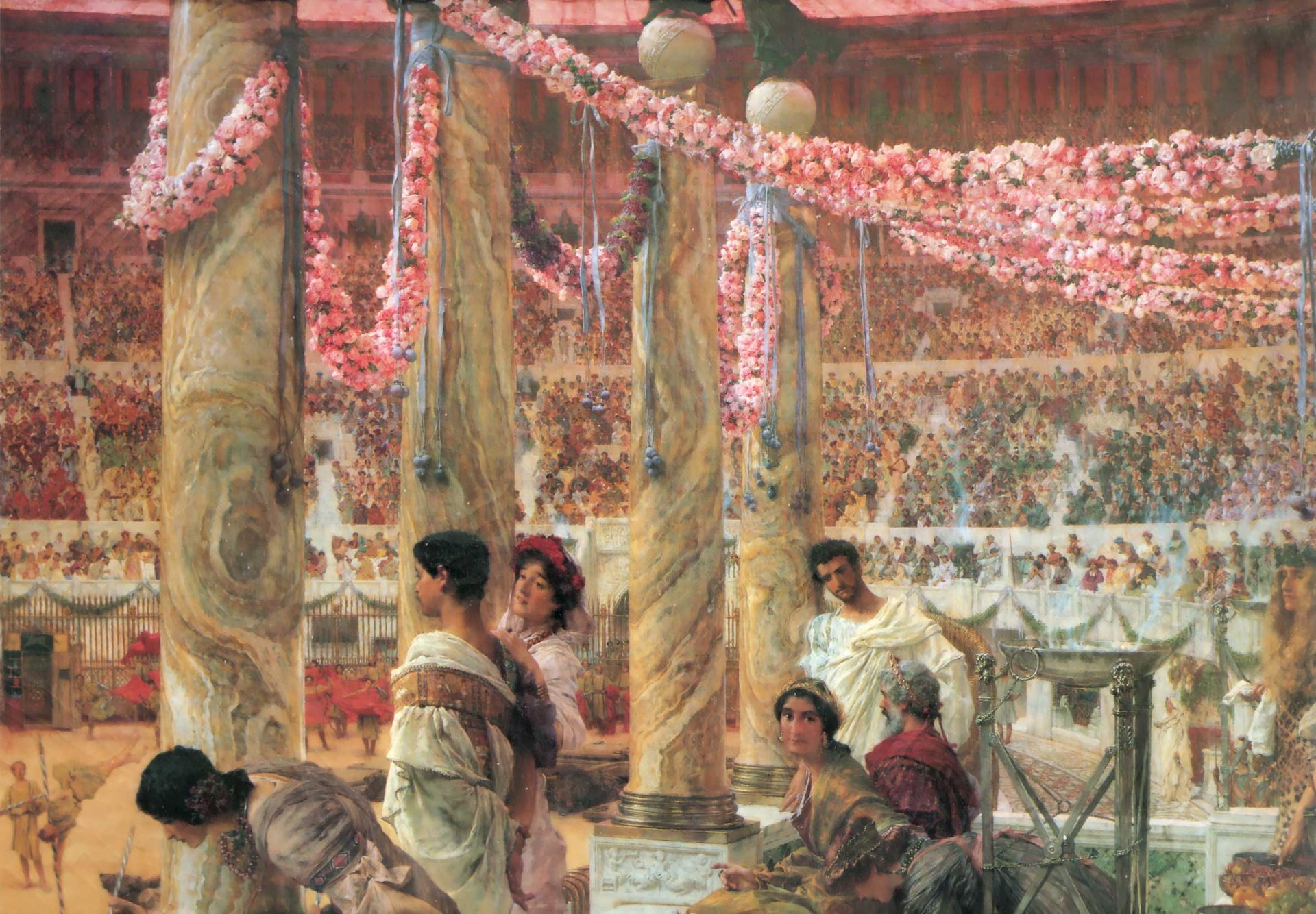 Caracalla and Geta by Lawrence Alma-Tadema, 1907, Oil on panel