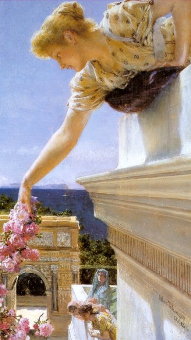 God Speed! by Lawrence Alma-Tadema, 1893, Oil on canvas