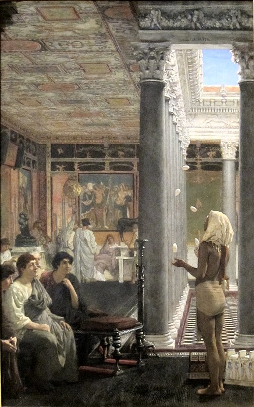 A Juggler by Lawrence Alma-Tadema, 1870, Oil on panel