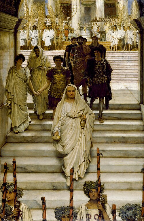 The Triumph of Titus by Lawrence Alma-Tadema, 1885, Oil on panel