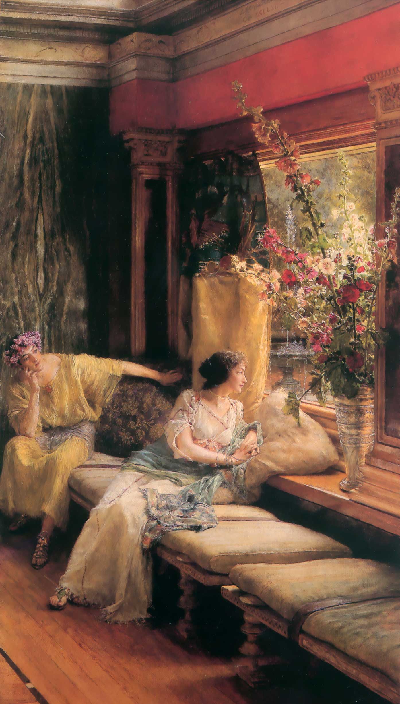 Vain Courtship by Lawrence Alma-Tadema, 1900, Oil on canvas