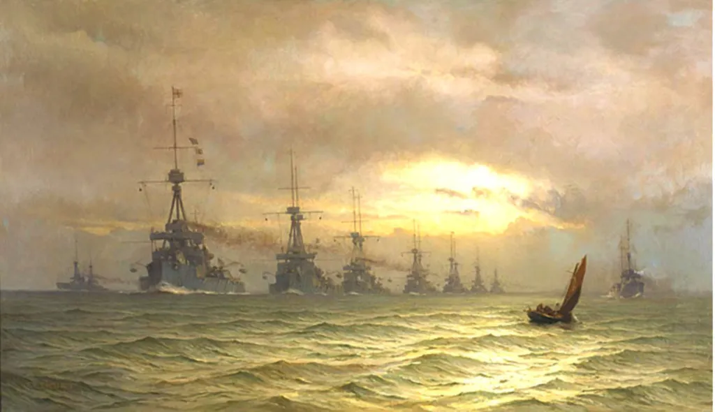 The First Battle Squadron of Dreadnoughts by A.B. Cull