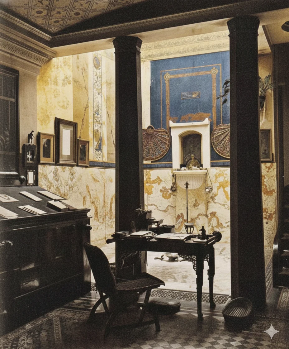 The Atrium with marble impluvium