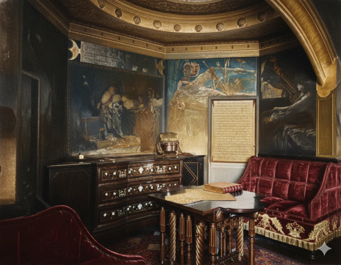 The gallery over the studio