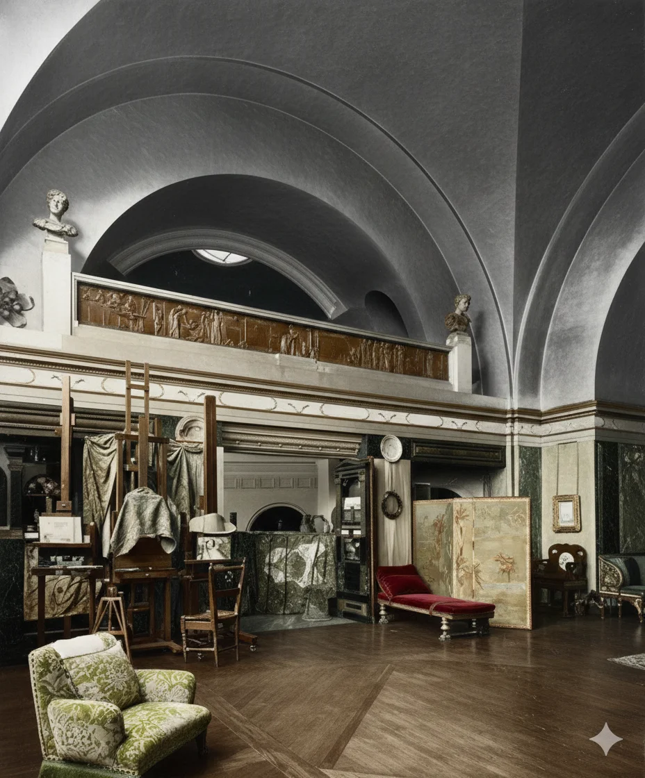 Another view of the studio dome