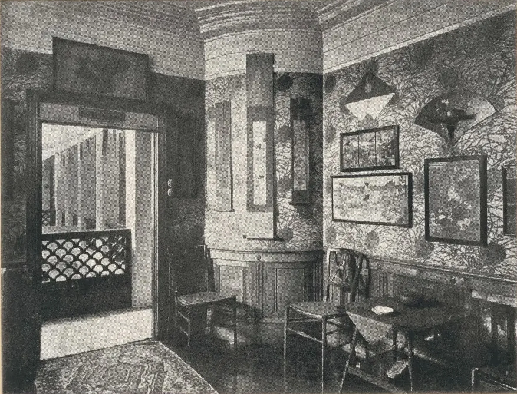 Sir Lawrence Alma-Tadema Dressing Room with latticed window, 1912
