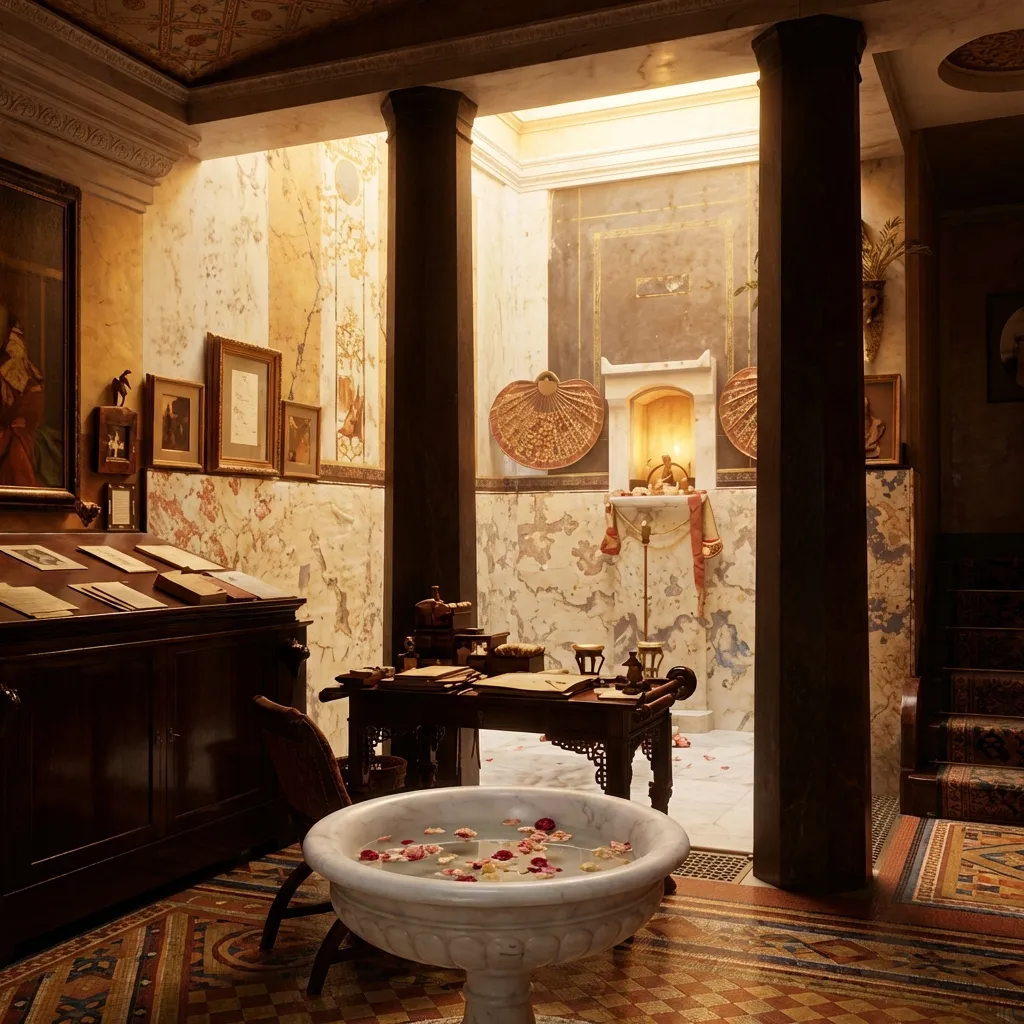 Restored view of the Casa Tadema Atrium