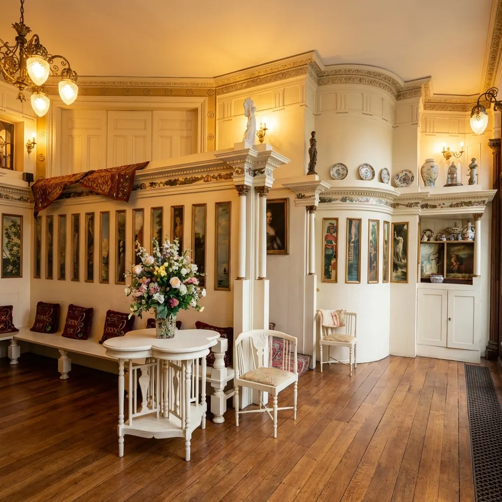 Restored view of the Hall of Panels