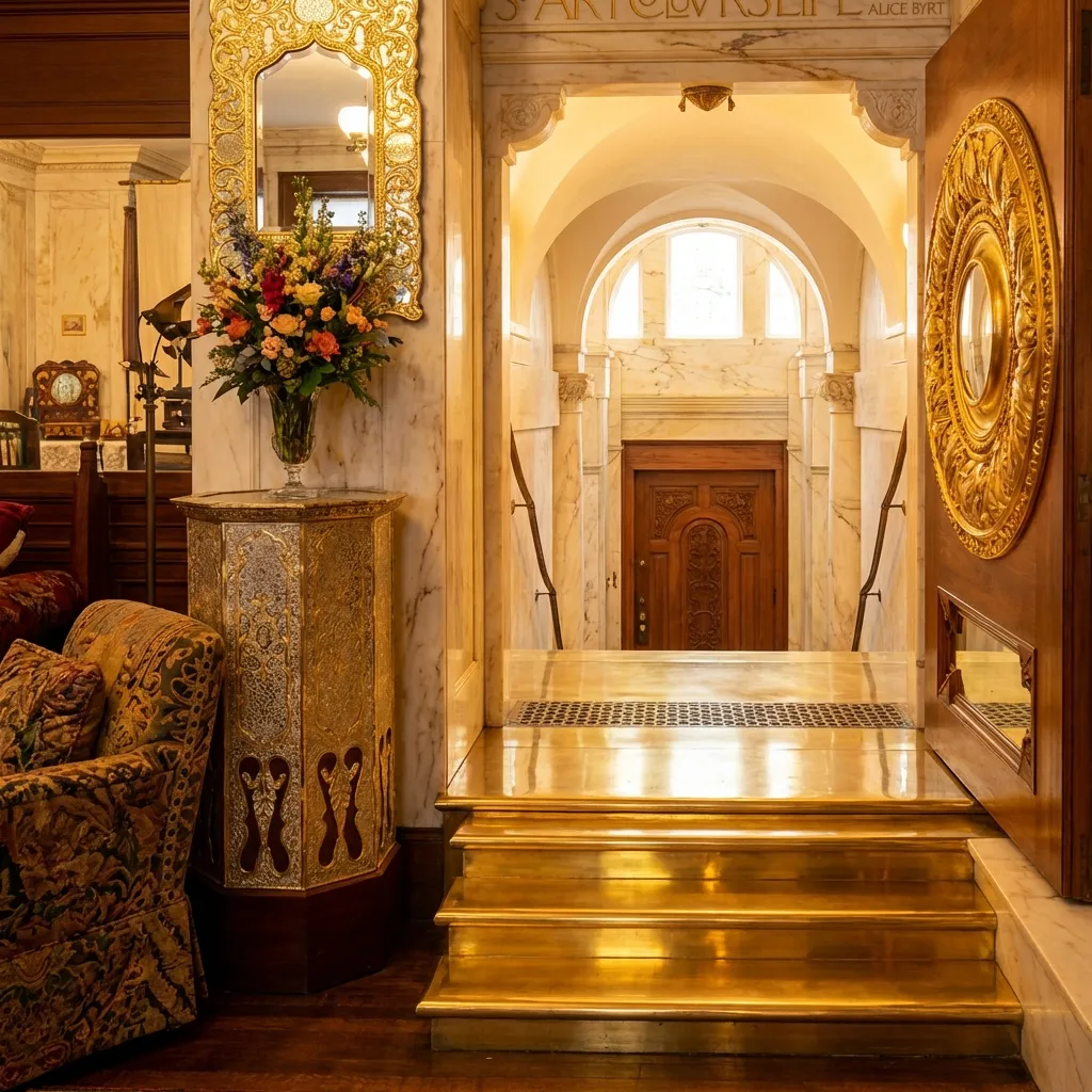 Restored view of the Golden Staircase