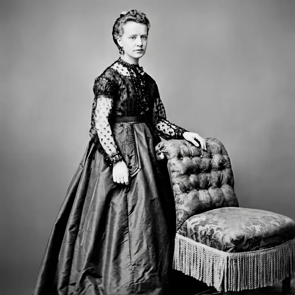 Artje Brouwer Tadema sofa (AI Enhanced B&W)