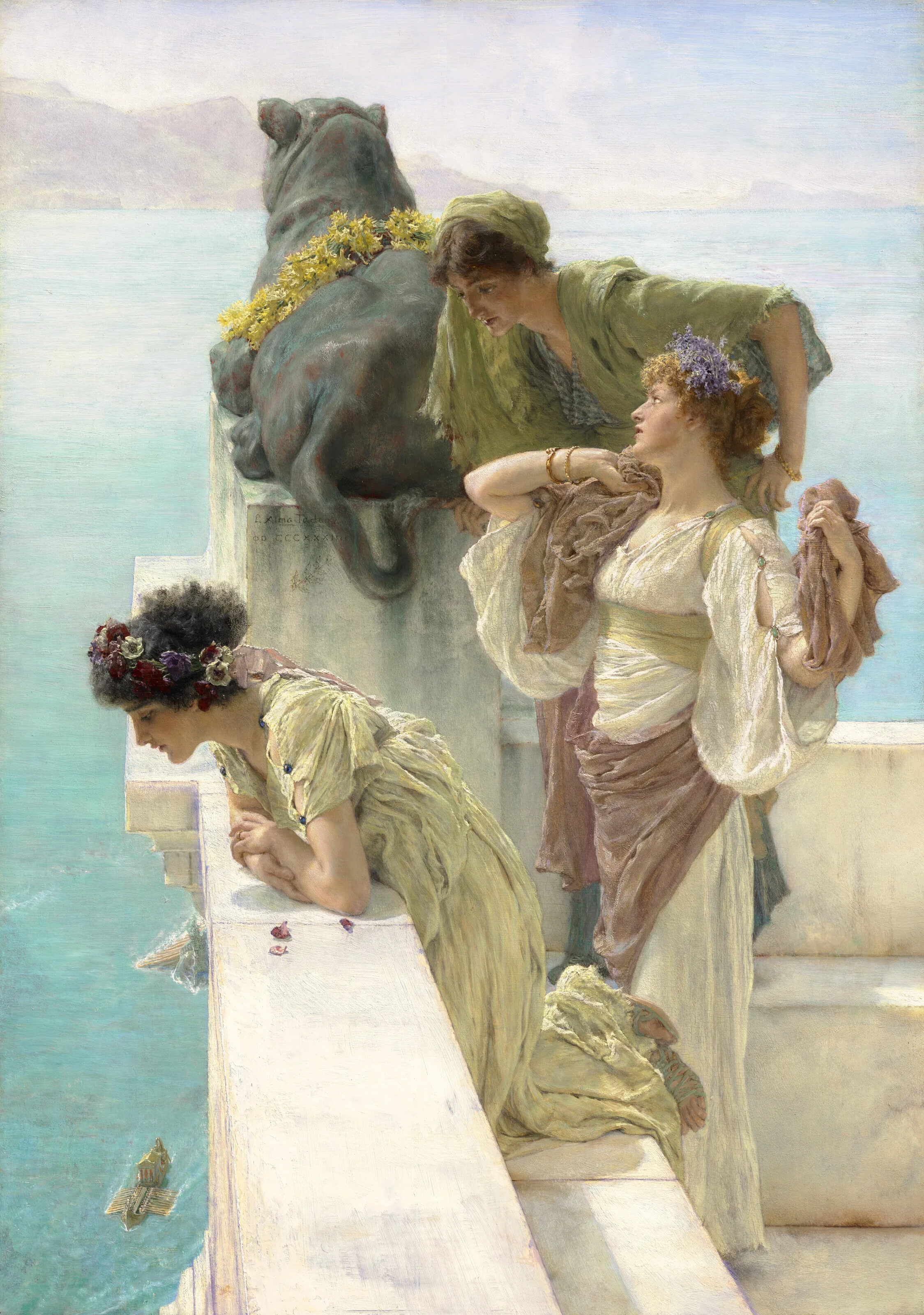 A Coign of Vantage by Lawrence Alma-Tadema (1895)