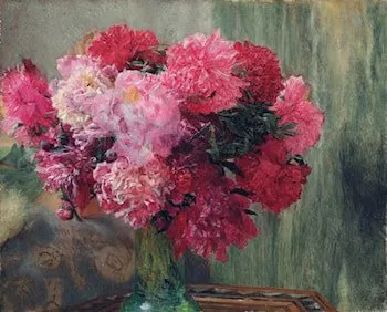 Japanese Peonies by Lawrence Alma-Tadema