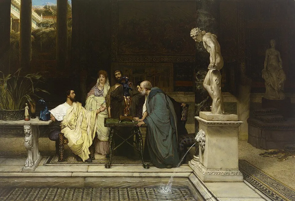 A Roman art lover