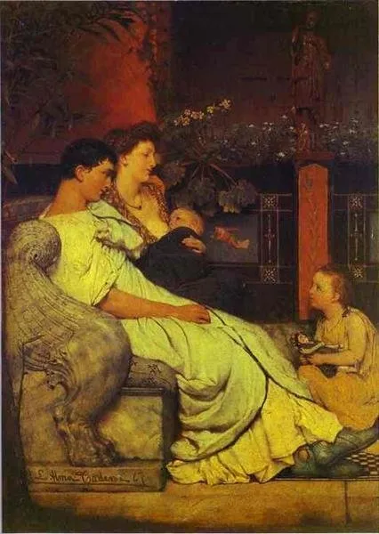 A Roman family