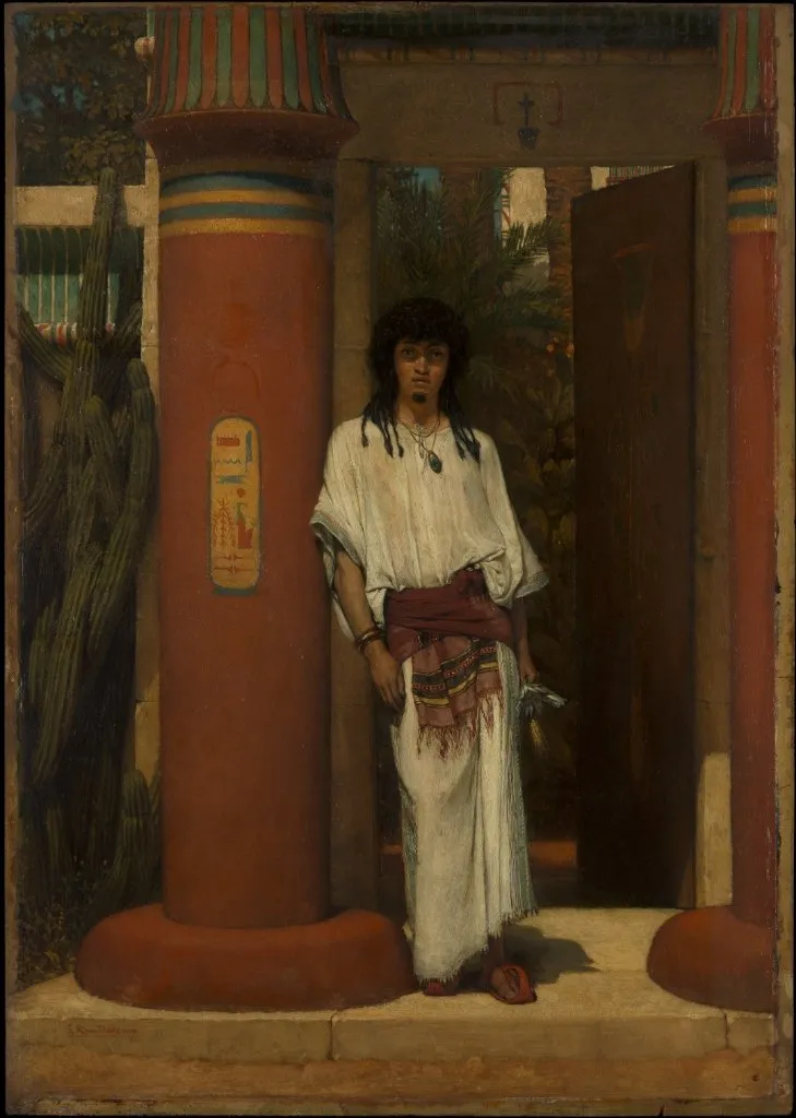 An Egyptian at his doorway in Memphis