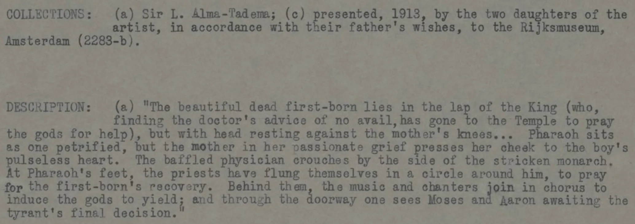 Death of the first-born (second version) perspective 2