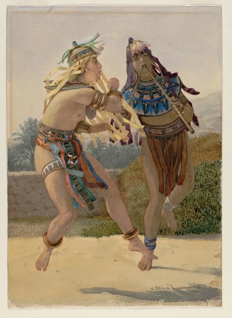 Egyptian dancing girls