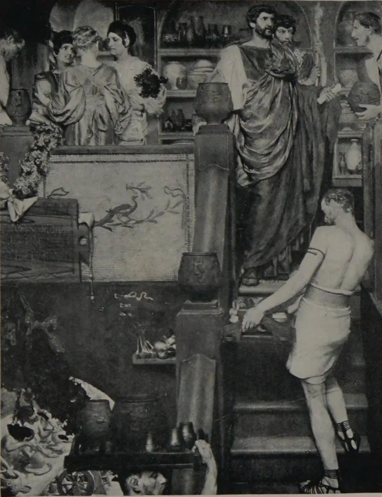Emperor Hadrian's visit to a British pottery