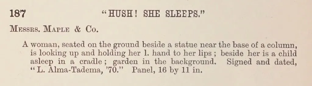 Hush, she sleeps perspective 2