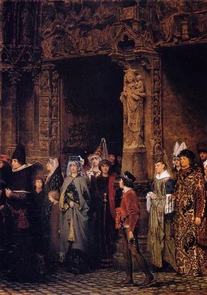 Leaving Church in the fifteenth century