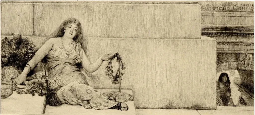 Roman Flower Girl (On the steps of the Capitol)