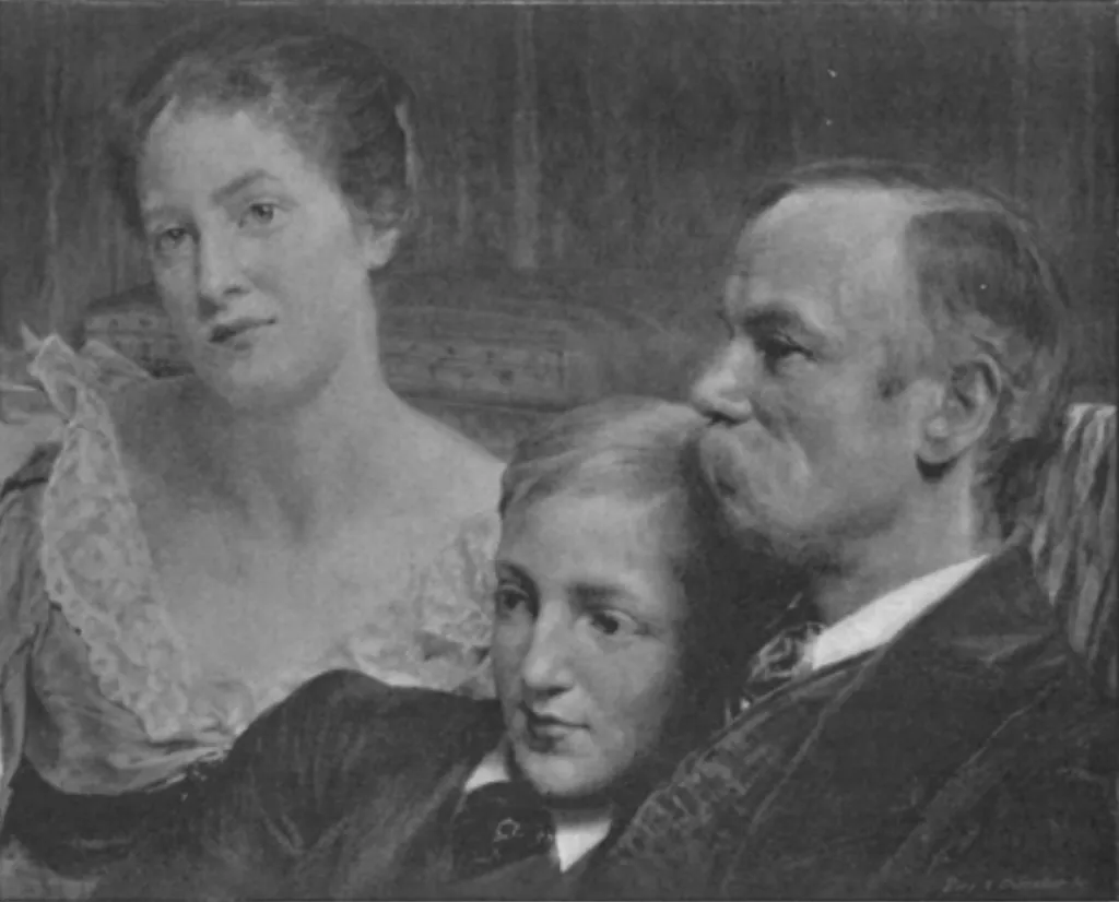 Portrait of George Simmonds and family