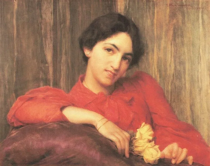 Portrait of Ilona Eibenschütz (Opus 396, 1909) by Lawrence Alma-Tadema