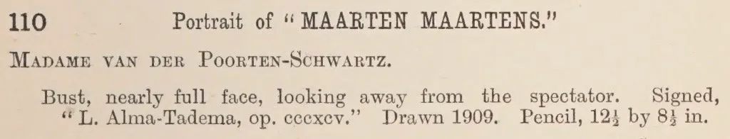 Portrait of Dr JMW van der Poorten-Schwartz (Maarten Maartens)