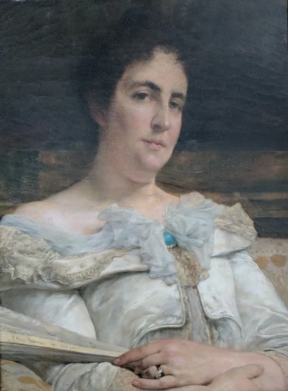 Portrait of Mrs Armor from Princeton
