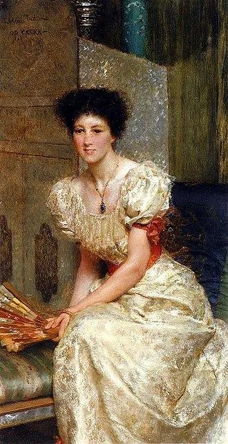 Portrait of Mrs Charles Wyllie