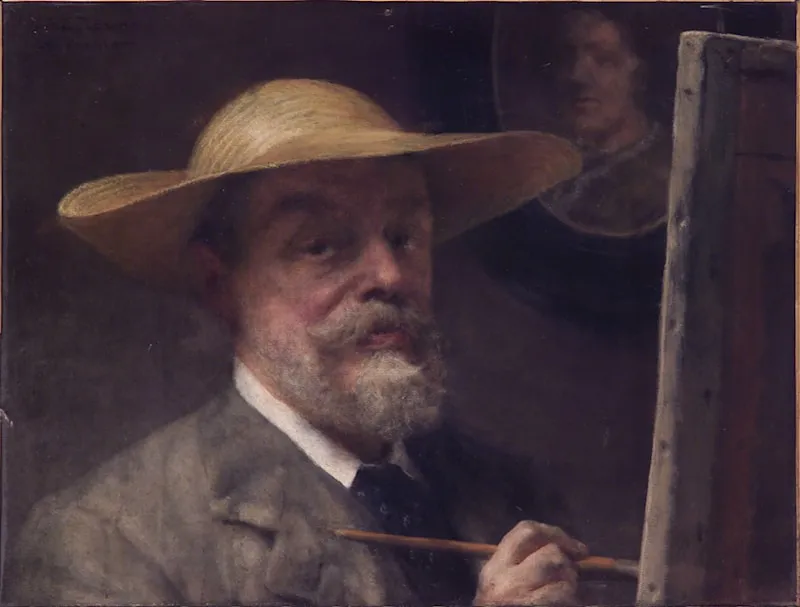 Portrait of myself for the R. Accademia Romana di San Luca
