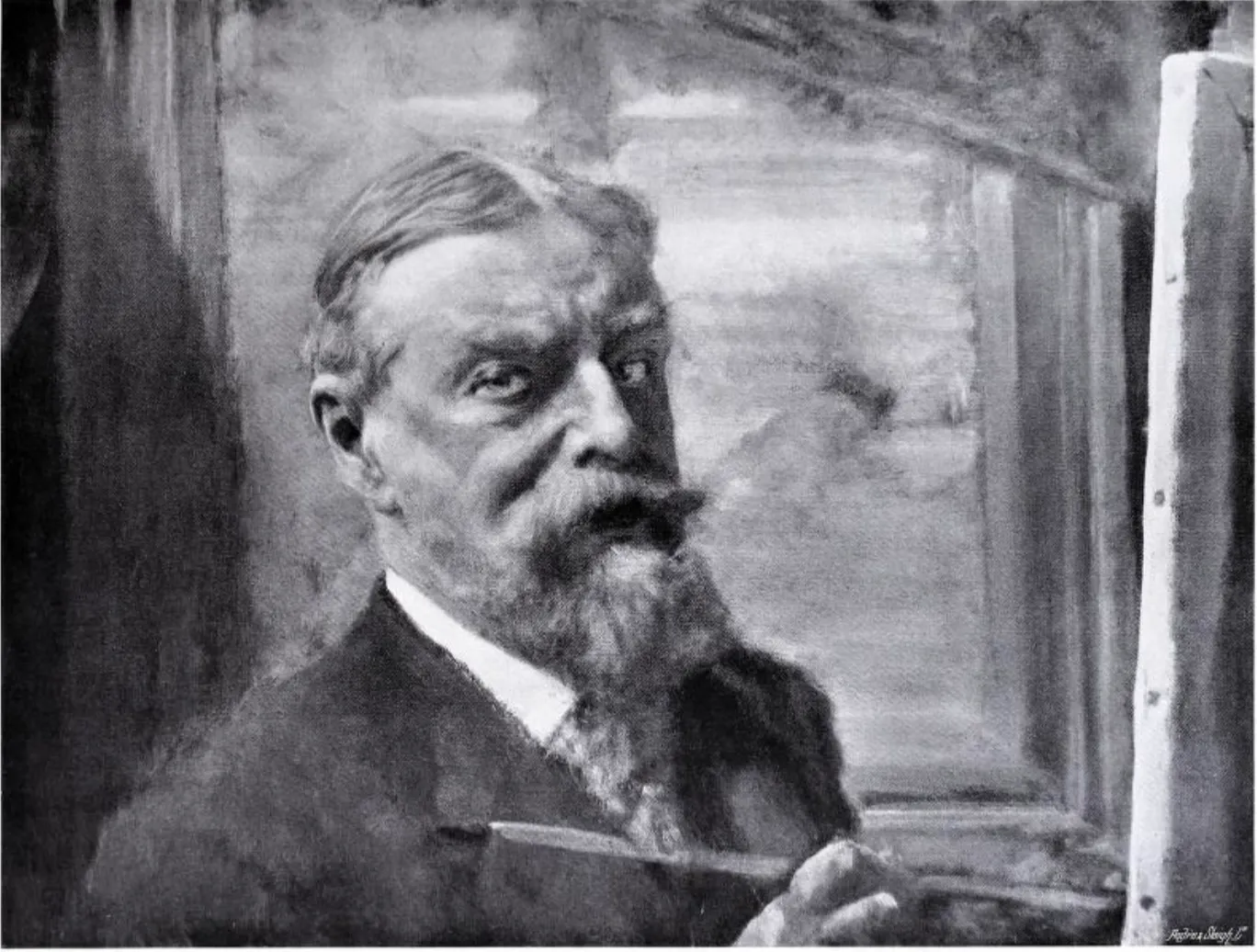 Portrait of myself for the R. Accademia Romana di San Luca