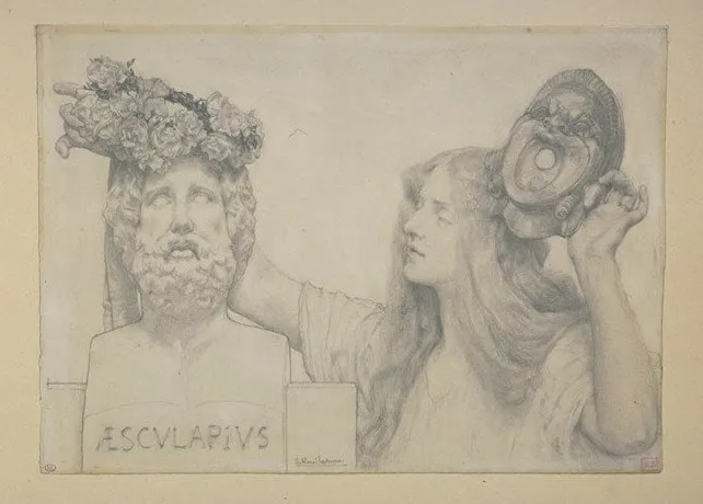 Thalia's homage to Aesculapius