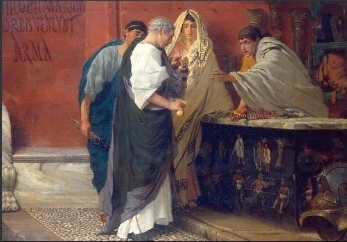The armourer's shop in ancient Rome