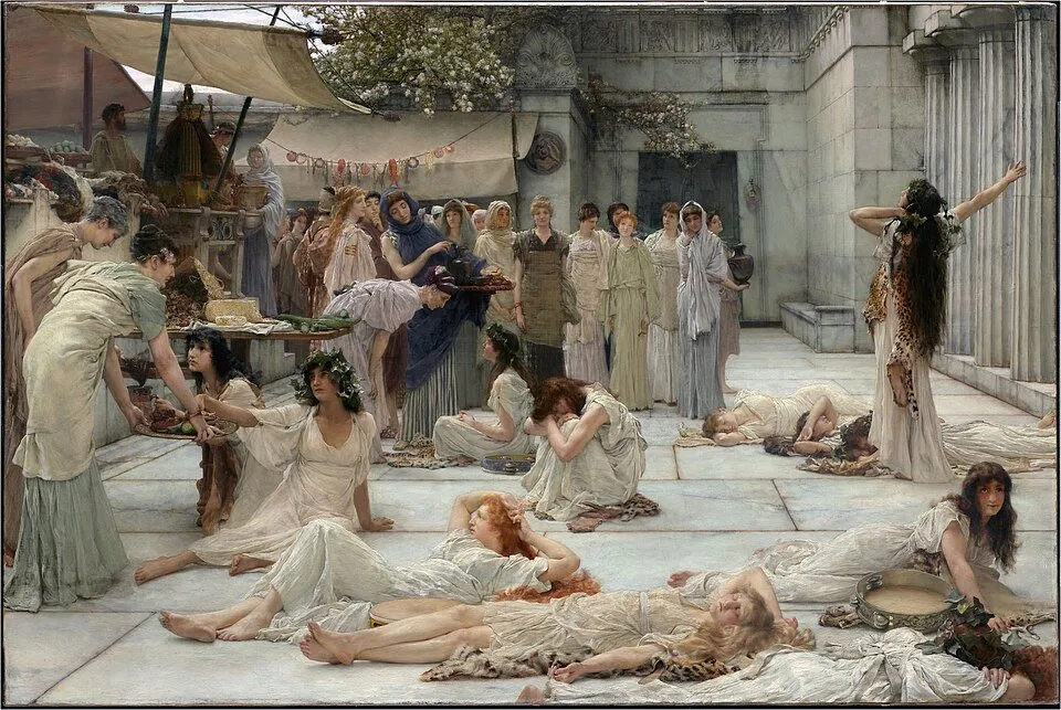 The women of Amphissa perspective 2