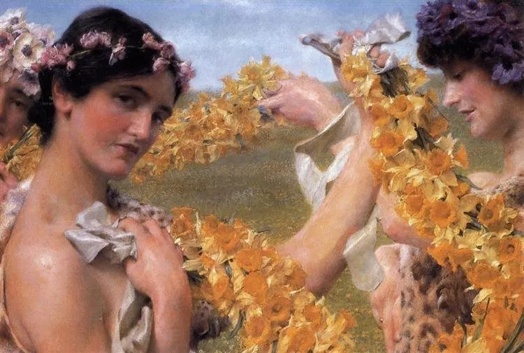 When flowers return (one of a pair)