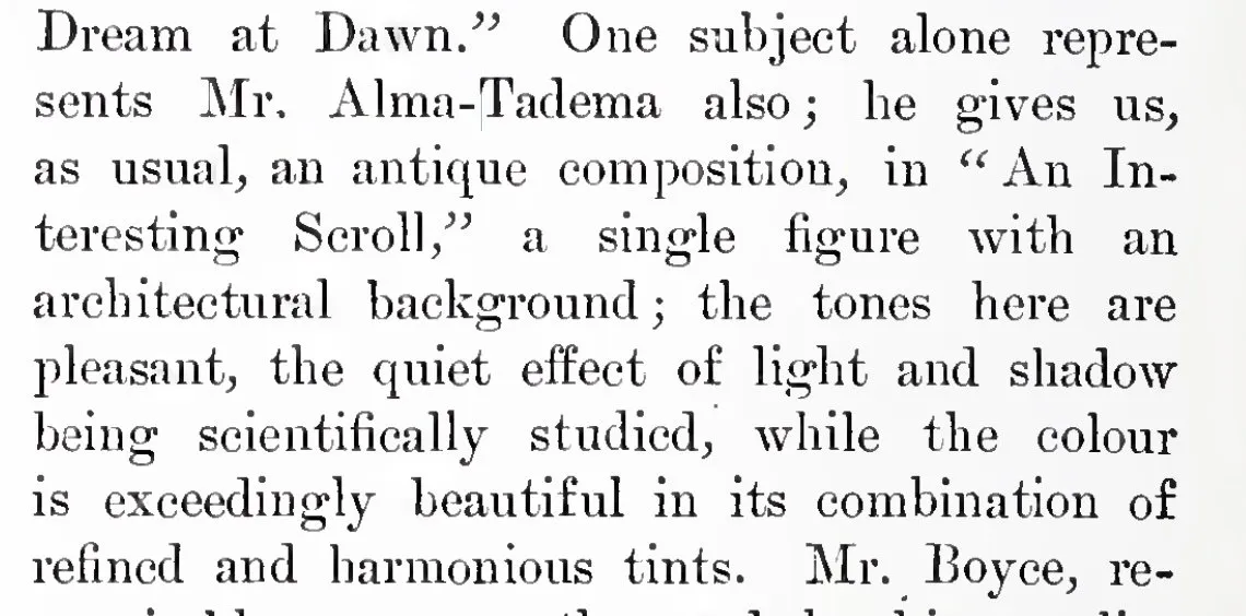 An interesting scroll