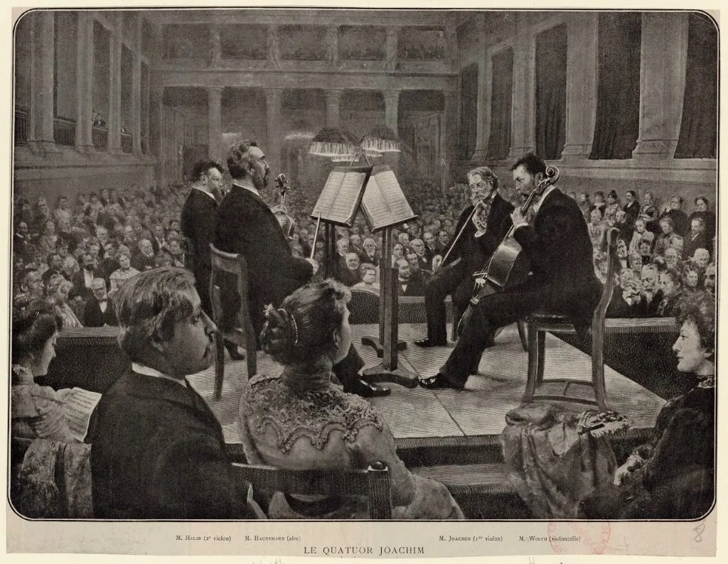 The Joachim Quartet performing at the Sing-Akademie zu Berlin