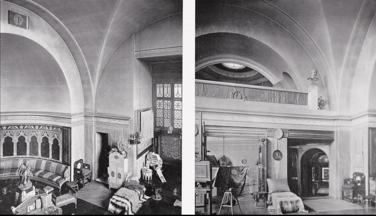 The copper dome of Sir Lawrence Alma-Tadema's Studio, Grove End Road