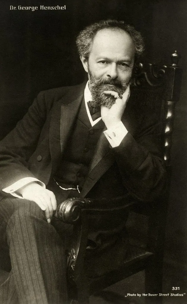 Dr. George Henschel, photograph from 1914