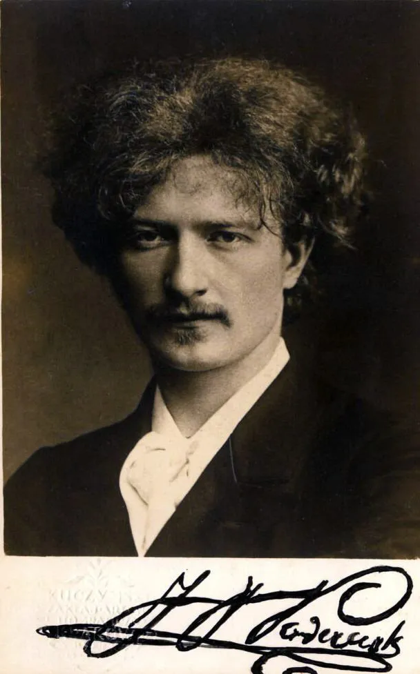 Ignacy Jan Paderewski, photograph circa 1908