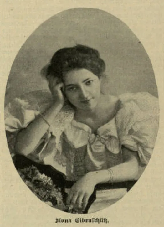 Ilona Eibenschütz, photograph from Neue Musik-Zeitung, 1899