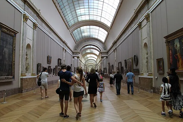 The Grande Galerie in the Louvre Denon Wing